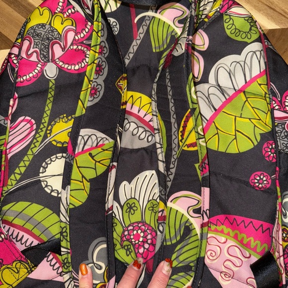 Vera Bradley Nylon Floral Women's Backpack - Picture 11 of 13